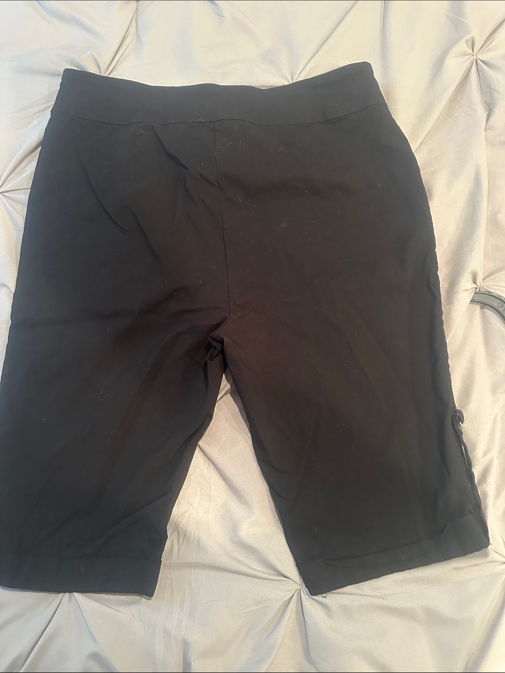 Bella Rose Closet Black Bermuda Shorts with Utility Pockets - Picture 5 of 5